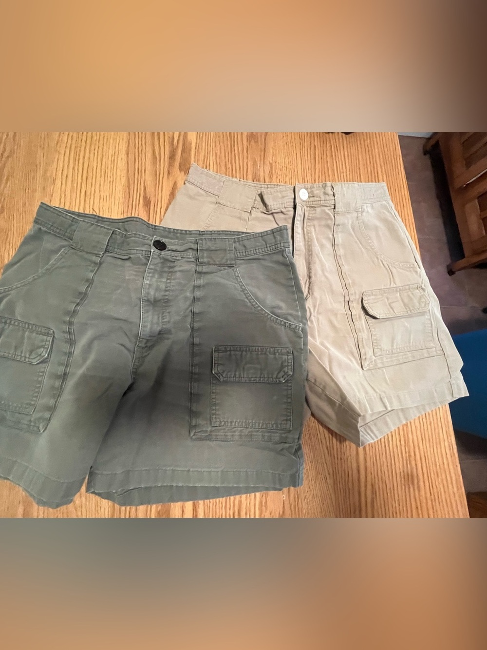 Lot of 2 Men's Gander Mtn Cargo- Chino Shorts- Size 36